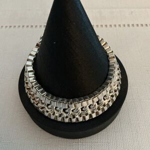 S. Oliver Sterling Silver Wide Bracelet